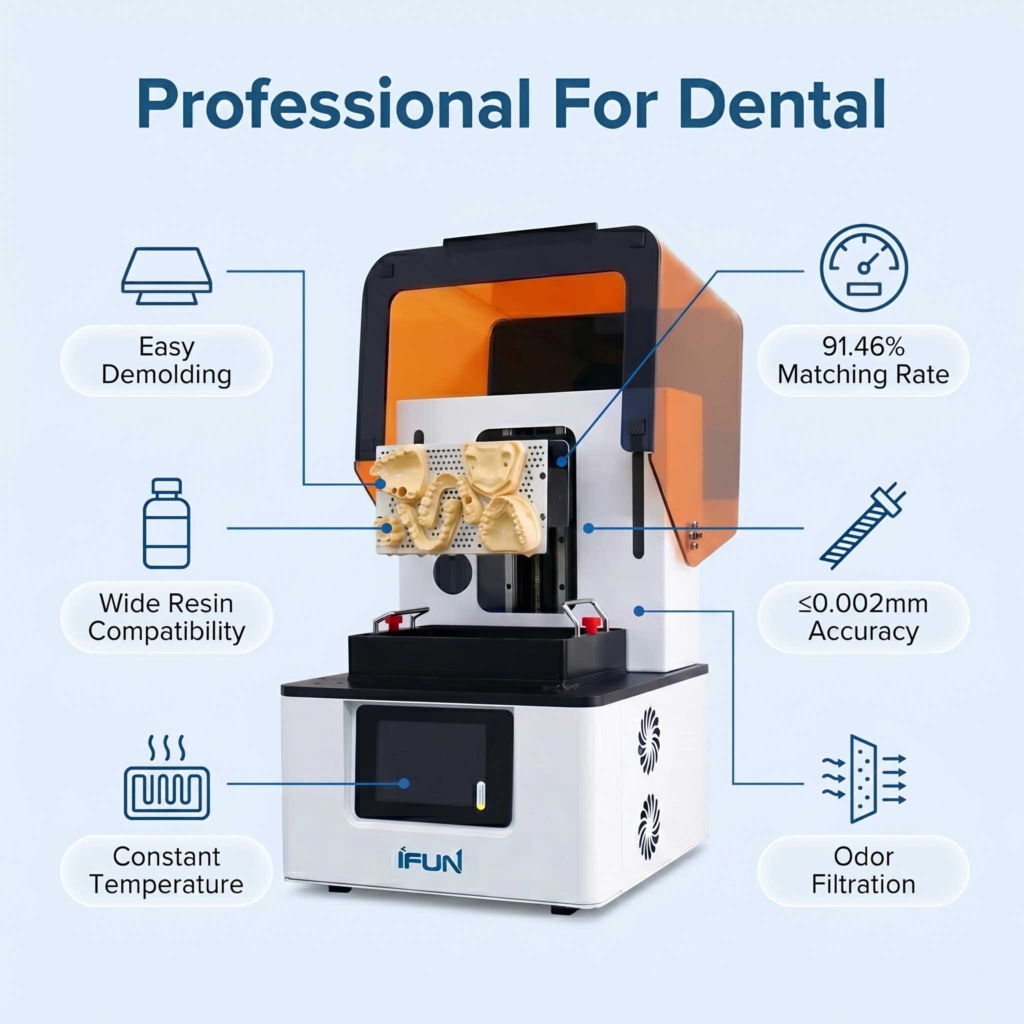 Imprimante 3D dentaire de qual - Commercial Resin Printing avis et prix